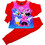 Disney Minnie Παιδική Πιτζάμα Fleece Χειμωνιάτικη Κόκκινη Φούξια DISMF5204D058