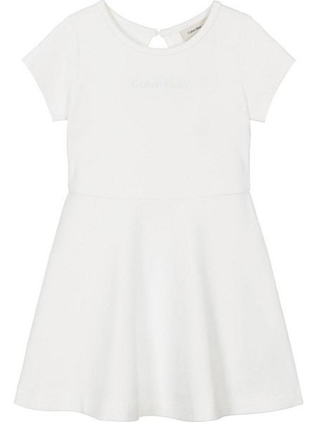 Calvin Klein Παιδικό Φόρεμα Άσπρο LVCKSJH02G-YAF