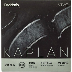 D'Addario Kaplan Vivo Σετ 4 Χορδές Βιόλας Medium Tension