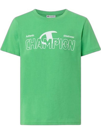 Champion Παιδικό T-Shirt Κοντομάνικο Πράσινο 307553-GS511