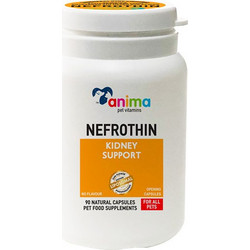 Amhes Anima Vitamins Nefrothin Συμπλήρωμα Διατροφής Σκύλου & Γάτας για Νεφροπάθειες 90 Κάψουλες