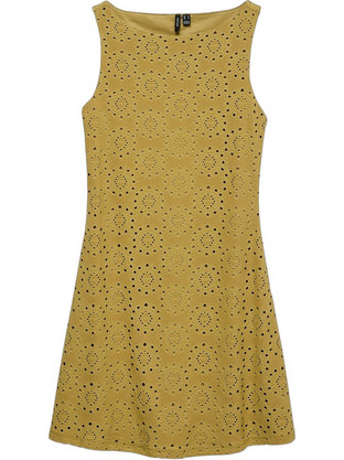 Vero Moda Mini Καλοκαιρινό Καθημερινό Φόρεμα Πράσινο 10344371