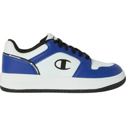 Champion Rebound 2.0 Παιδικά Sneakers Λευκά Μπλε Μαύρα S32415WW033