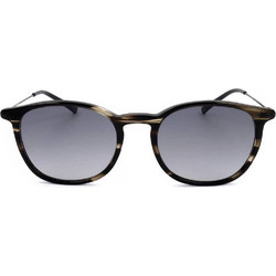Safilo 13/S 1QA Ανδρικά Γυαλιά Ηλίου Τετράγωνα Ασημί Μαύρο με Γκρι Φακό