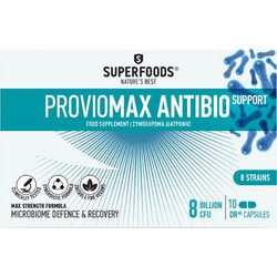 Superfoods Proviomax Antibio Support Προβιοτικά & Πρεβιοτικά 10 Κάψουλες
