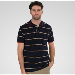 Double Ανδρική Μπλούζα Polo Κοντομάνικη Navy Μπλε 261PS-3088