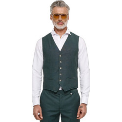 Sogo Καλοκαιρινό Ανδρικό Γιλέκο Casual με Κανονική Εφαρμογή Πράσινο 26031-092-283