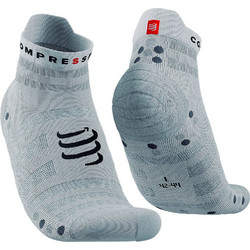 Compressport Pro Racing V4.0 Ανδρικές Κάλτσες Κοντές με Σχέδια Γκρι XU00051B-0010