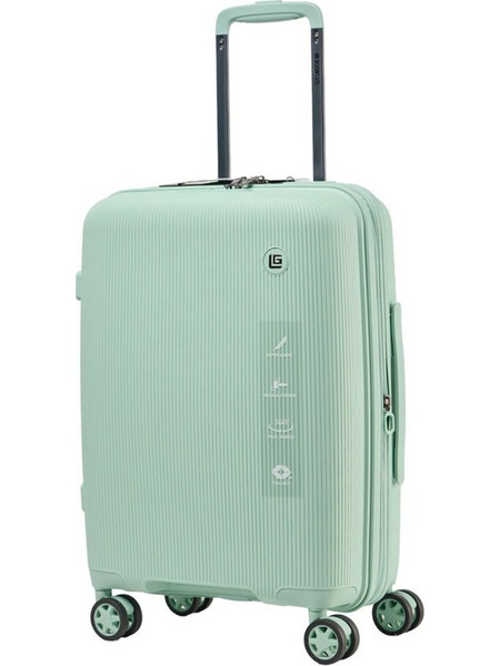 Guy Laroche 2893 Βαλίτσα Καμπίνας 56x39x22cm με 4 Ρόδες Πράσινο Mint
