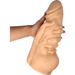 Virgite XXL Platinum Ρεαλιστικό Dildo με Βεντούζα 30.5cm Flesh