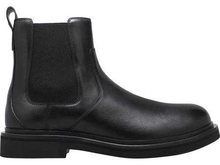 Karl Lagerfeld Kingston Ανδρικά Chelsea Μποτάκια Δερμάτινα Μαύρα KL12244-000