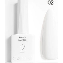 Canni Colorful 02 Rubber Base Ημιμόνιμο Βερνίκι Νυχιών 9ml