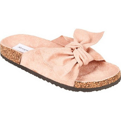 Elenross Γυναικεία Σανδάλια Suede Ροζ GS06205W