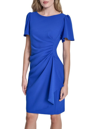DKNY Mini Καλοκαιρινό Φόρεμα για Γάμο / Βάπτιση Royal Blue DD6A1959-C4B