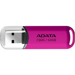 Adata C906 64GB USB Stick 2.0 με USB-A Ροζ