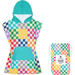 Dock & Bay Check Me Out Παιδικό Πόντσο Θαλάσσης Microfiber Τιρκουάζ 66x49cm
