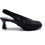 Desiree Pepa2 Γόβες Slingback Δερμάτινες με Λεπτό Χαμηλό Τακούνι Μαύρες