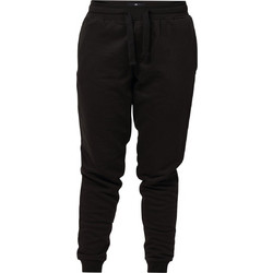 Zero Ανδρικό Παντελόνι Φόρμας Fleece με Λάστιχο Μαύρο 2511108010