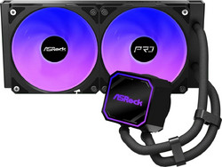 Asrock Pro 240 Black Υδρόψυξη CPU 120mm ARGB για Socket AM4 / 1700 / AM5 / 1851