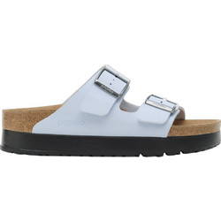 Birkenstock Arizona Papillio Δερμάτινα Γυναικεία Σανδάλια Ανατομικά Γαλάζια 1030415