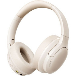 Baseus Bass BH1 Lite Ασύρματα Bluetooth Ακουστικά Over Ear Μπεζ