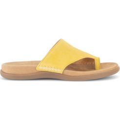 Gabor Γυναικεία Σανδάλια Suede Ανατομικά Κίτρινα 03700-33