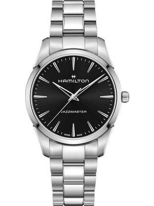 Hamilton Ανδρικό Ρολόι με Ασημί Μεταλλικό Μπρασελέ H32461131