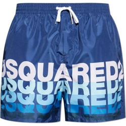 Dsquared2 Ανδρικό Μαγιό Σορτς με Σχέδια Navy Μπλε D7B626710-412