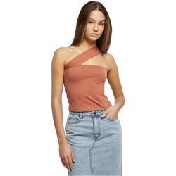 Urban Classics Γυναικείο Καλοκαιρινό Crop Top Βαμβακερό Ταμπά TB5977-04420