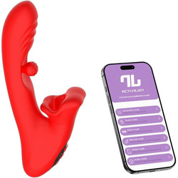 IntoYou Franky Biting & Rotating Ball Vibrator Δονητής για Ζευγάρια με App Control Κόκκινος