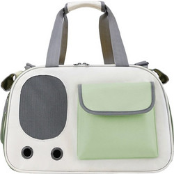 Madpet Urban Τσάντα Μεταφοράς Γάτας Λευκή Πράσινο Mint 45x26x28cm