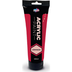 Zieler Crimson Ακρυλικό Χρώμα Ζωγραφικής 120ml
