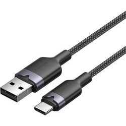 Vention CTNBF Braided USB-A to USB-C 1m Black