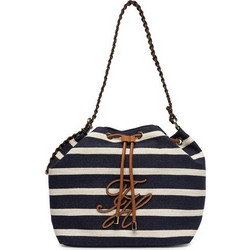 Tommy Hilfiger Υφασμάτινη Τσάντα Θαλάσσης Ώμου Navy Μπλε AW0AW18401-0GY