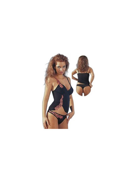 Cottelli Σετ Sexy Εσώρουχα με Δαντέλα Μαύρα 2034320000