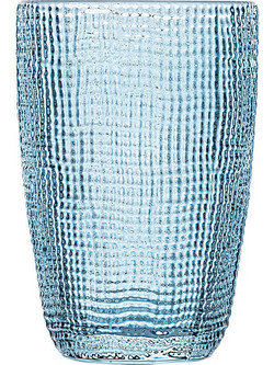Estia Ποτήρι Νερού Γυάλινo Roche Γαλάζιο 415ml 07-39448