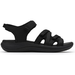 Clarks Mira Madi Αθλητικά Γυναικεία Σανδάλια Μαύρα 2618699-1