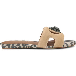Kurt Geiger Δερμάτινα Γυναικεία Σανδάλια Μπεζ 5612036209-36