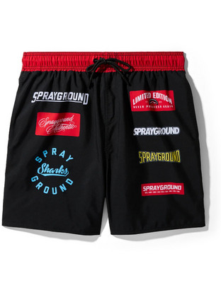 Sprayground Ανδρικό Μαγιό Σορτς με Σχέδια Μαύρο 910SWM2043