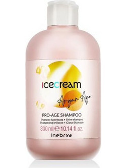 Inebrya Ice Cream Argan Age Σαμπουάν για Επανόρθωση για Ξηρά & Ταλαιπωρημένα Μαλλιά 300ml