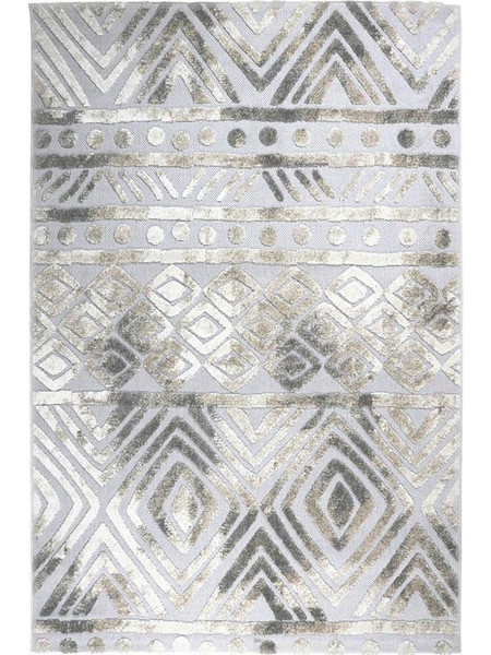 Eurofil Andora Χαλί Ορθογώνιο Καλοκαιρινό 133x190cm 5883 Light Grey
