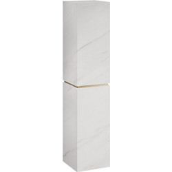 PoliHome Dalmo III Κρεμαστή Στήλη Μπάνιου MDF Λευκή 163123209