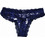 Dik Prestige Γυναικείο Sexy String με Δαντέλα Navy Μπλε 6397