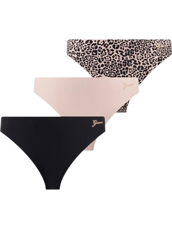 Guess Ψηλόμεσα Γυναικεία String 3Pack O6GG07KD970-P6HA