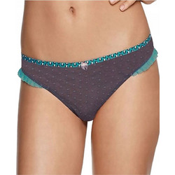 Triumph Γυναικείο String με Δαντέλα Ανθρακί 10106514-00DK