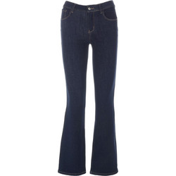 Gsecret Ψηλόμεσο Γυναικείο Τζιν Παντελόνι Bootcut Εφαρμογή Καμπάνα Navy Μπλε A376-36169