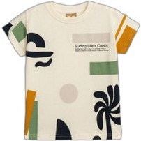 Funky Παιδικό T-Shirt Κοντομάνικο Μπεζ 126-305124-1