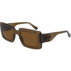 Longchamp LO743S-319 Ανδρικά Γυαλιά Ηλίου Τετράγωνα Κοκάλινα Καφέ με Καφέ Φακό
