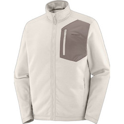 Salomon Ανδρικό Μπουφάν Χειμωνιάτικο Puffer Μπεζ LC2745000