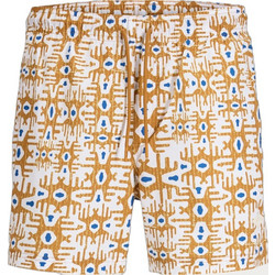 Jack & Jones Ανδρικό Μαγιό Σορτς με Σχέδια Πορτοκαλί 12291428